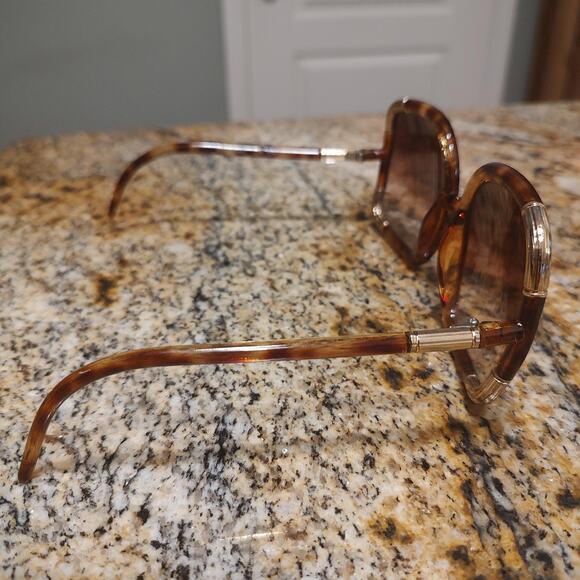 Vintage Ted Lapidus Paris Sunglasses Womens Large Oversized France 70s Eyewear - Picture 7 of 16